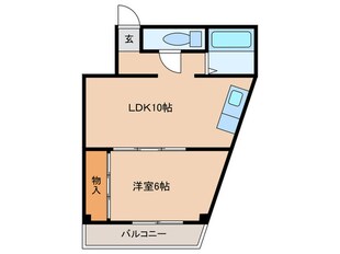 ウスイマンションの物件間取画像